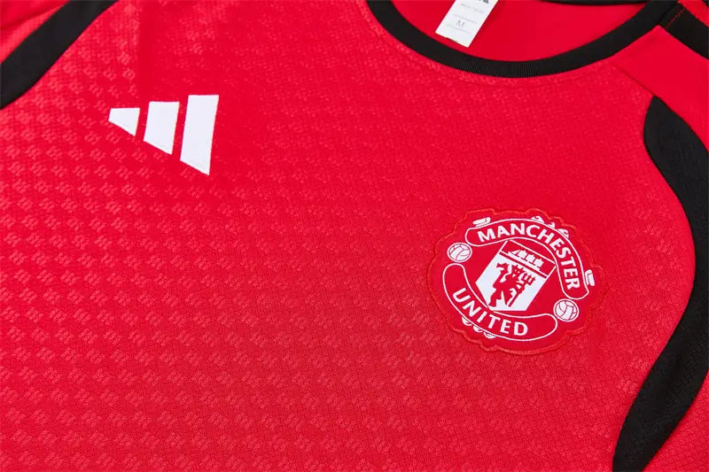 Completino Manica Corta Manchester United 26/27 Uomo Rosso | Kit Allenamento