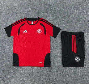Completino Manica Corta Manchester United 26/27 Uomo Rosso | Kit Allenamento