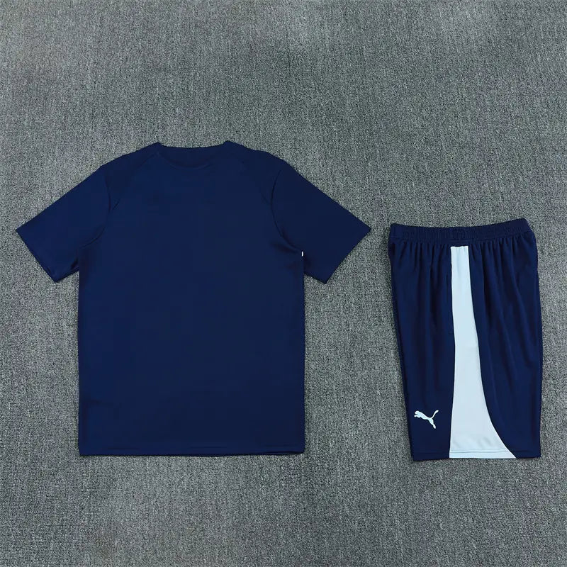 Completino Manica Corta Manchster City 26/27 Uomo Blu Navy | Kit Allenamento