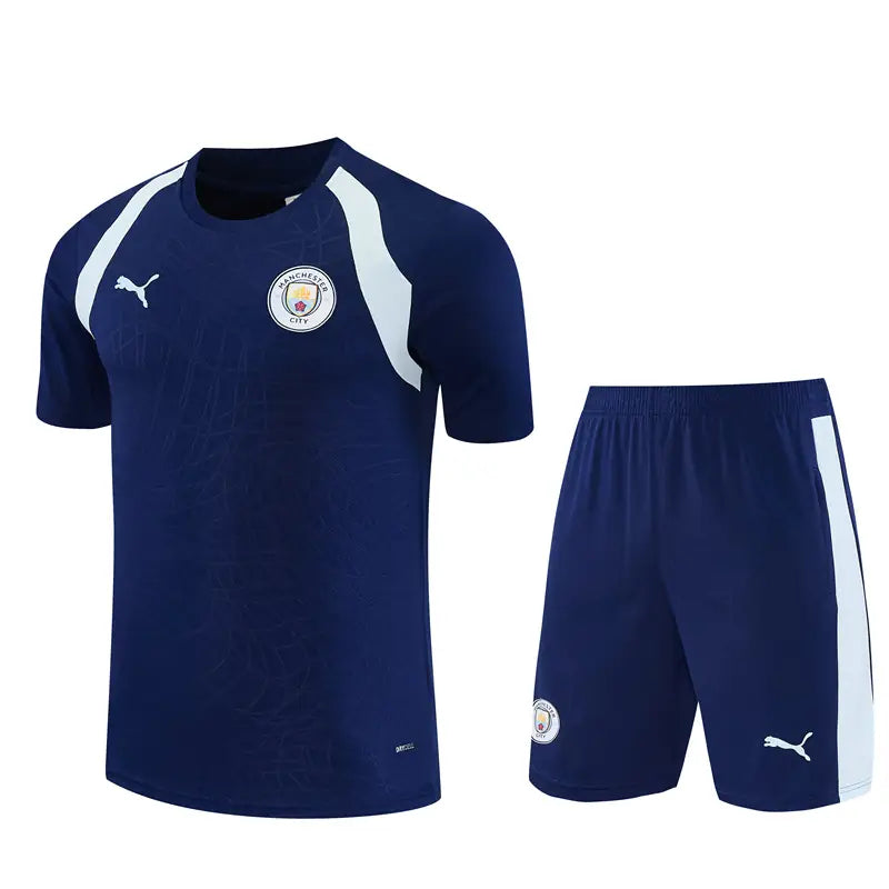 Completino Manica Corta Manchster City 26/27 Uomo Blu Navy | Kit Allenamento