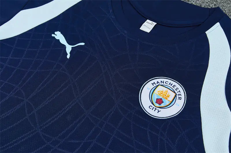 Completino Manica Corta Manchster City 26/27 Uomo Blu Navy | Kit Allenamento