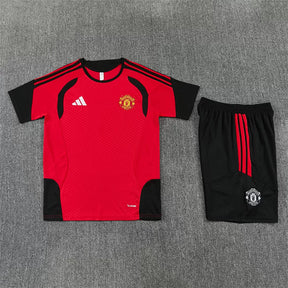 Completino Manica Corta Manchster United 2026 Uomo Rosso | Kit Allenamento