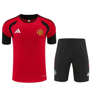 Completino Manica Corta Manchster United 2026 Uomo Rosso | Kit Allenamento