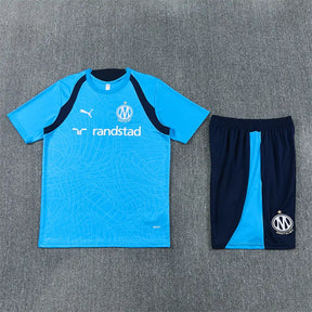 Completino Manica Corta Marseille 26/27 Uomo Azzurro | Kit Allenamento