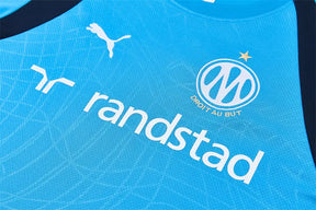 Completino Manica Corta Marseille 26/27 Uomo Azzurro | Kit Allenamento