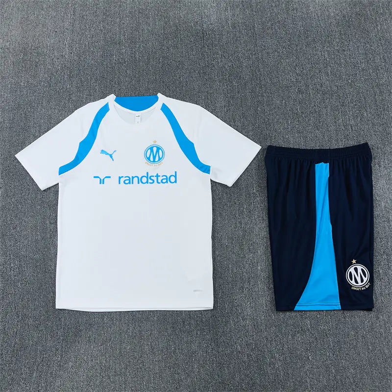 Completino Manica Corta Marseille 26/27 Uomo Bianco | Kit Allenamento