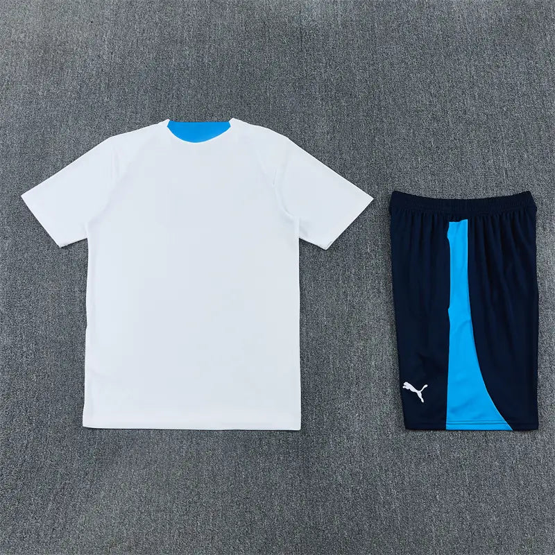 Completino Manica Corta Marseille 26/27 Uomo Bianco | Kit Allenamento