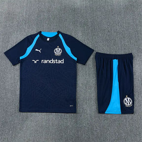 Completino Manica Corta Marseille 26/27 Uomo Blu Navy | Kit Allenamento
