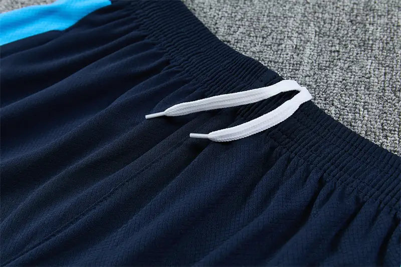 Completino Manica Corta Marseille 26/27 Uomo Blu Navy | Kit Allenamento