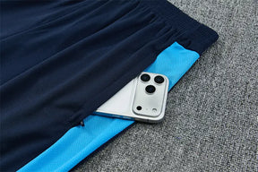 Completino Manica Corta Marseille 26/27 Uomo Blu Navy | Kit Allenamento
