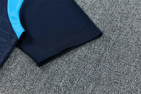 Completino Manica Corta Marseille 26/27 Uomo Blu Navy | Kit Allenamento