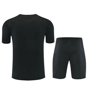 Completino Manica Corta Milan 26/27 Uomo Nero | Kit Allenamento