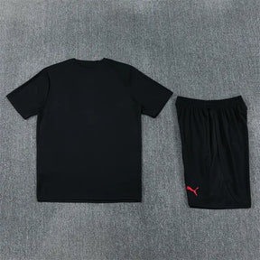 Completino Manica Corta Milan 26/27 Uomo Nero | Kit Allenamento