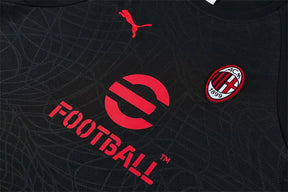 Completino Manica Corta Milan 26/27 Uomo Nero | Kit Allenamento