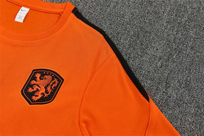 Completino Manica Corta Olanda 2026 Uomo Arancione | Kit Allenamento