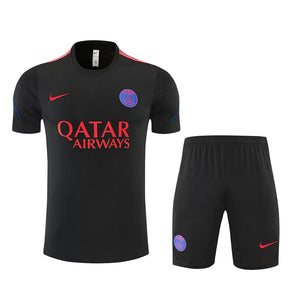 Completino Manica Corta Paris 26/27 Uomo Nero | Kit Allenamento