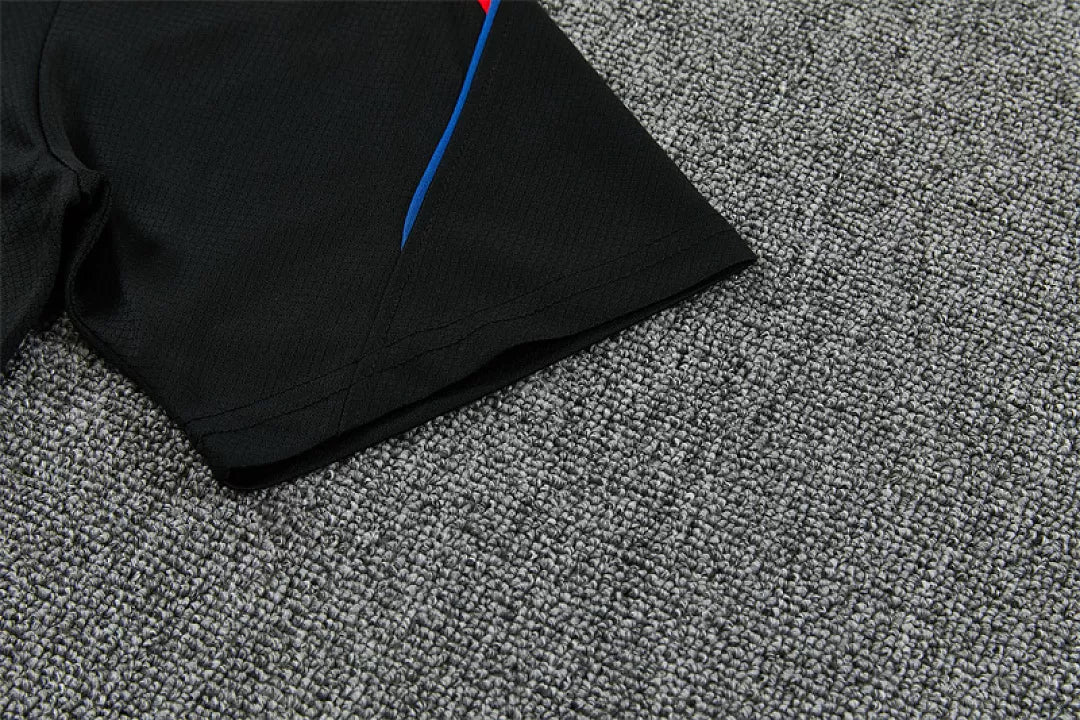 Completino Manica Corta Paris 26/27 Uomo Nero | Kit Allenamento