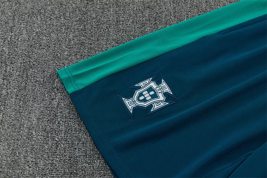 Completino Manica Corta Portogallo 2026 Uomo Bianco | Kit Allenamento