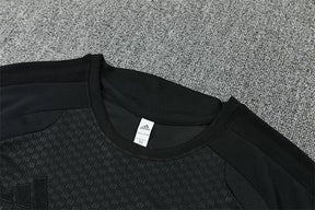 Completino Manica Corta Real Madrid 26/27 Uomo Nero | Kit Allenamento