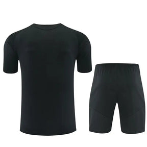 Completino Manica Corta Real Madrid 26/27 Uomo Nero | Kit Allenamento