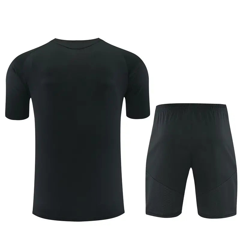 Completino Manica Corta Real Madrid 26/27 Uomo Nero | Kit Allenamento