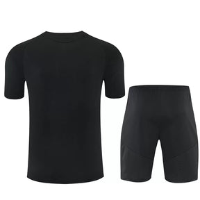 Completino Manica Corta Real Madrid 26/27 Uomo Nero | Kit Allenamento