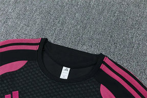 Completino Manica Corta Real Madrid 26/27 Uomo Nero | Kit Allenamento