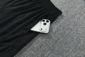 Completino Manica Corta Real Madrid 26/27 Uomo Nero | Kit Allenamento