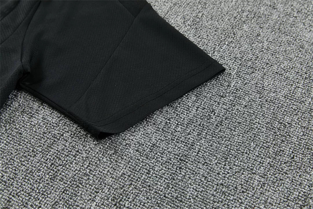 Completino Manica Corta Real Madrid 26/27 Uomo Nero | Kit Allenamento