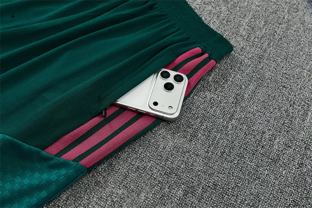 Completino Manica Corta Real Madrid 26/27 Uomo Verde | Kit Allenamento