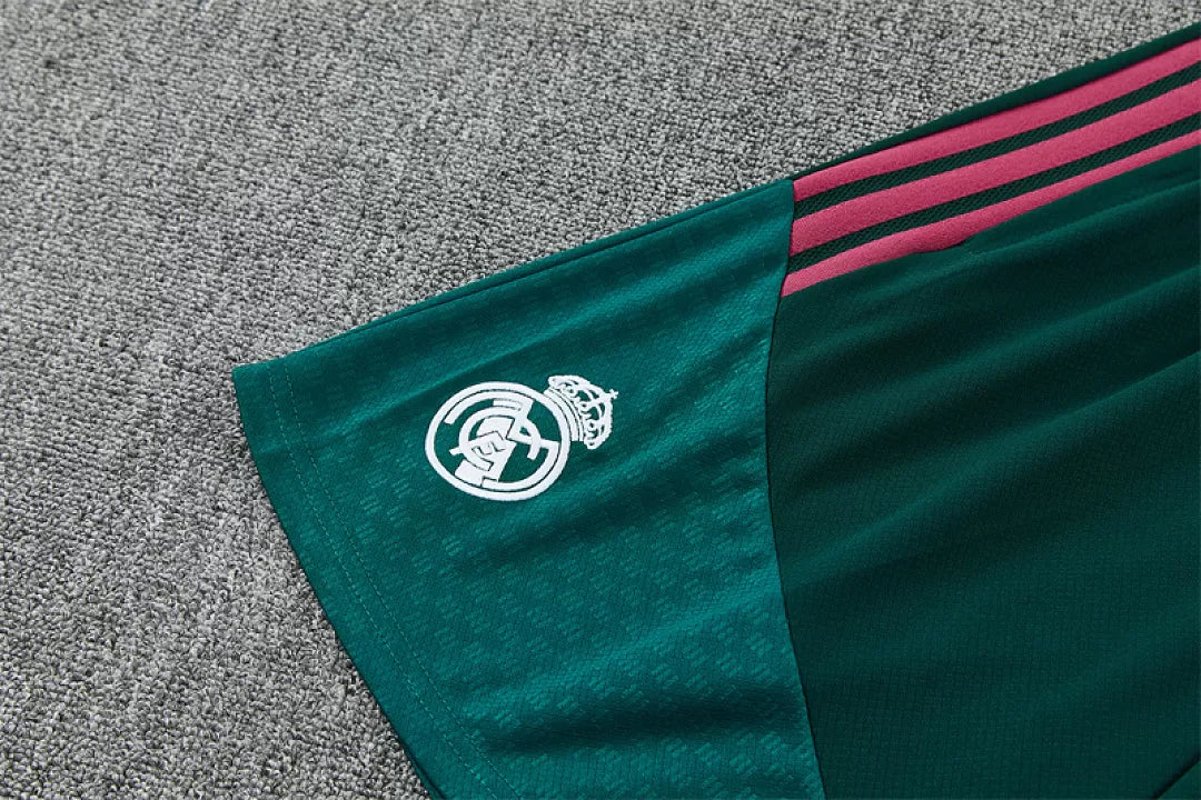 Completino Manica Corta Real Madrid 26/27 Uomo Verde | Kit Allenamento