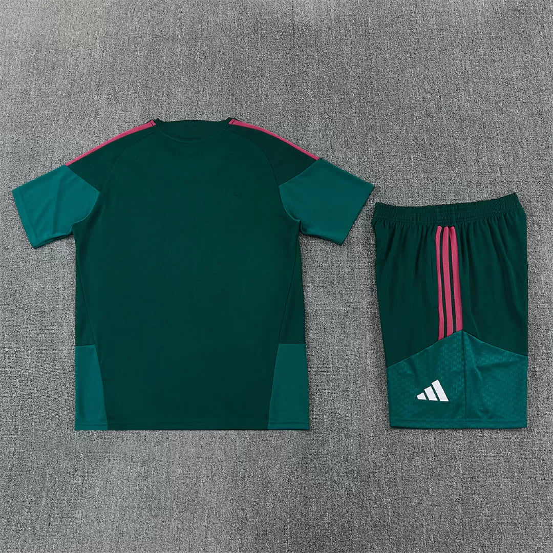 Completino Manica Corta Real Madrid 26/27 Uomo Verde | Kit Allenamento