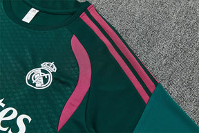 Completino Manica Corta Real Madrid 26/27 Uomo Verde | Kit Allenamento