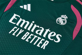 Completino Manica Corta Real Madrid 26/27 Uomo Verde | Kit Allenamento