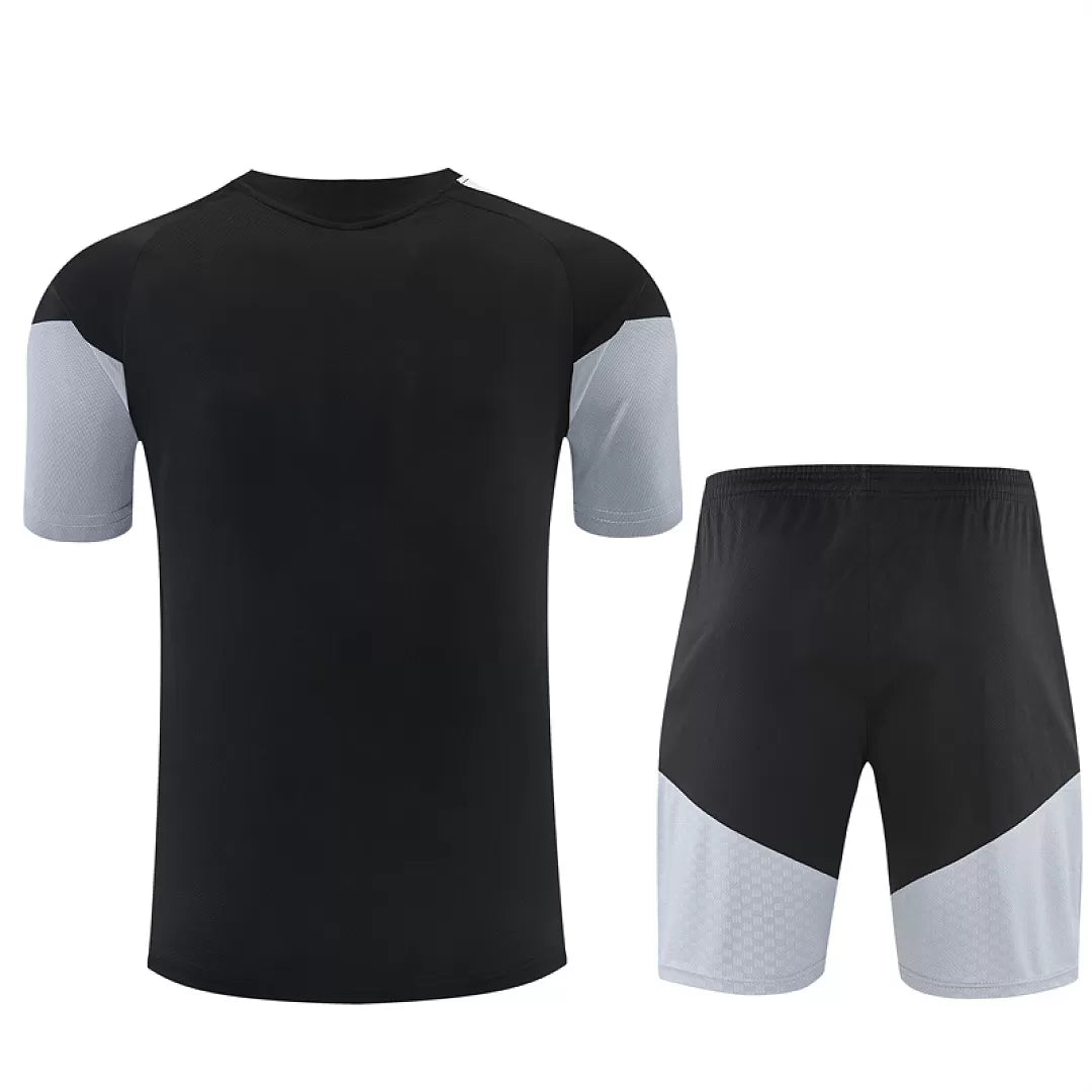 Completino Manica Corta Spagna 2026 Uomo Nero | Kit Allenamento