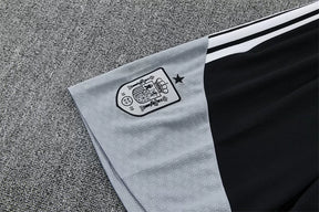 Completino Manica Corta Spagna 2026 Uomo Nero | Kit Allenamento