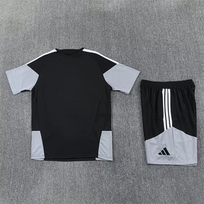 Completino Manica Corta Spagna 2026 Uomo Nero | Kit Allenamento