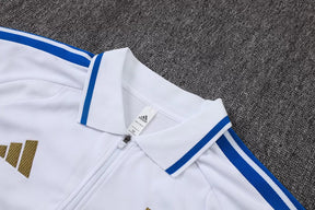 Completino Polo 26/27 Uomo Bianco e Blu | Kit Allenamento