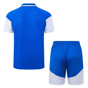 Completino Polo 26/27 Uomo Blu Elettrico | Kit Allenamento