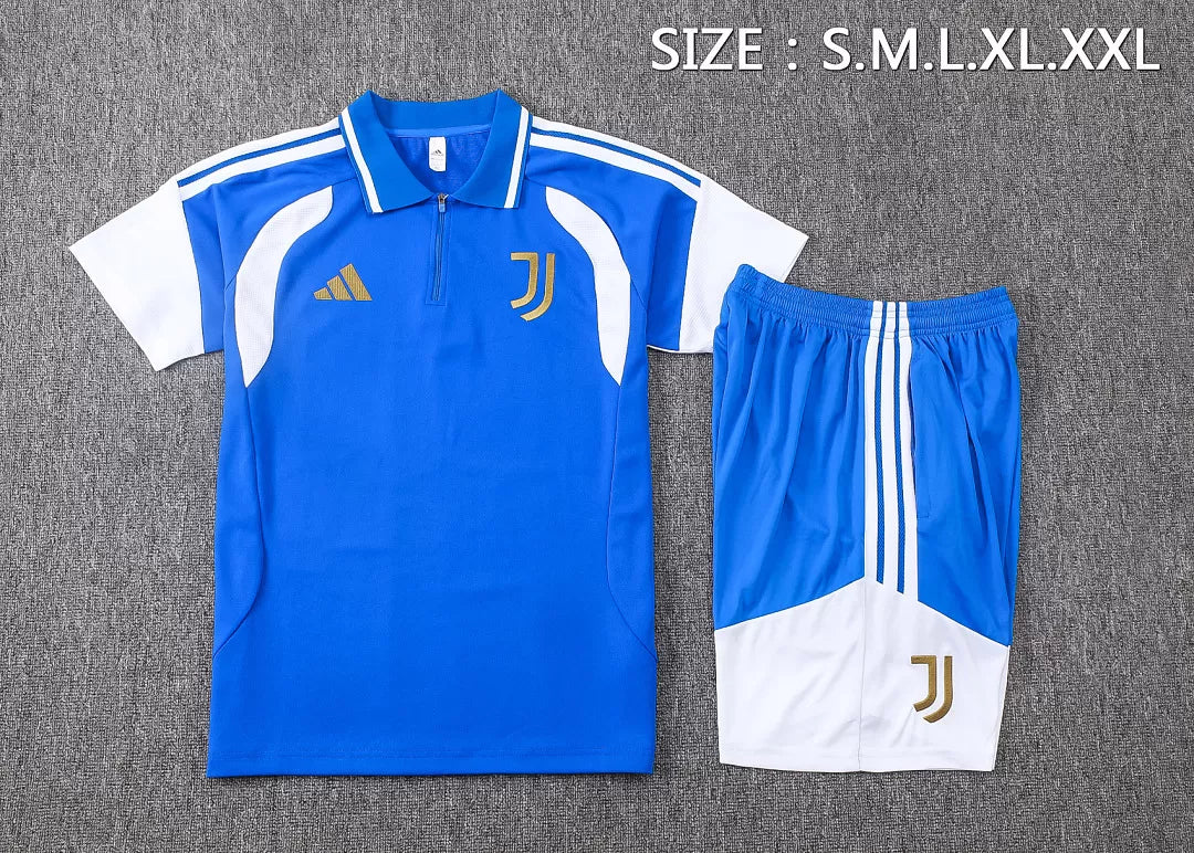 Completino Polo 26/27 Uomo Blu Elettrico | Kit Allenamento