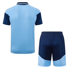 Completino Polo Ajax 26/27 Uomo Azzurro | Kit Allenamento