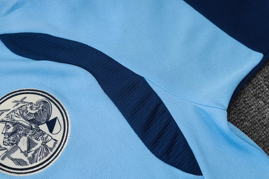 Completino Polo Ajax 26/27 Uomo Azzurro | Kit Allenamento