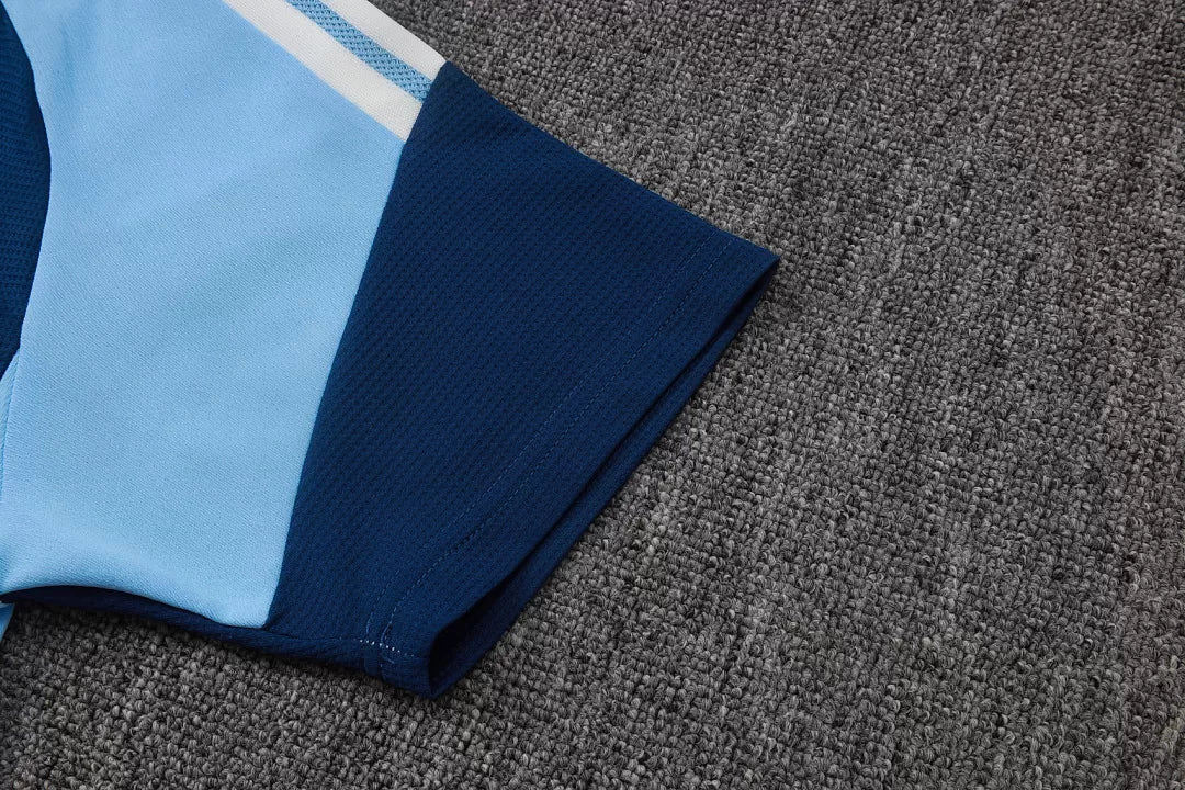 Completino Polo Ajax 26/27 Uomo Azzurro | Kit Allenamento