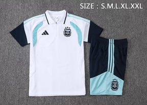 Completino Polo Argentina 2026 Uomo Bianco | Kit Allenamento