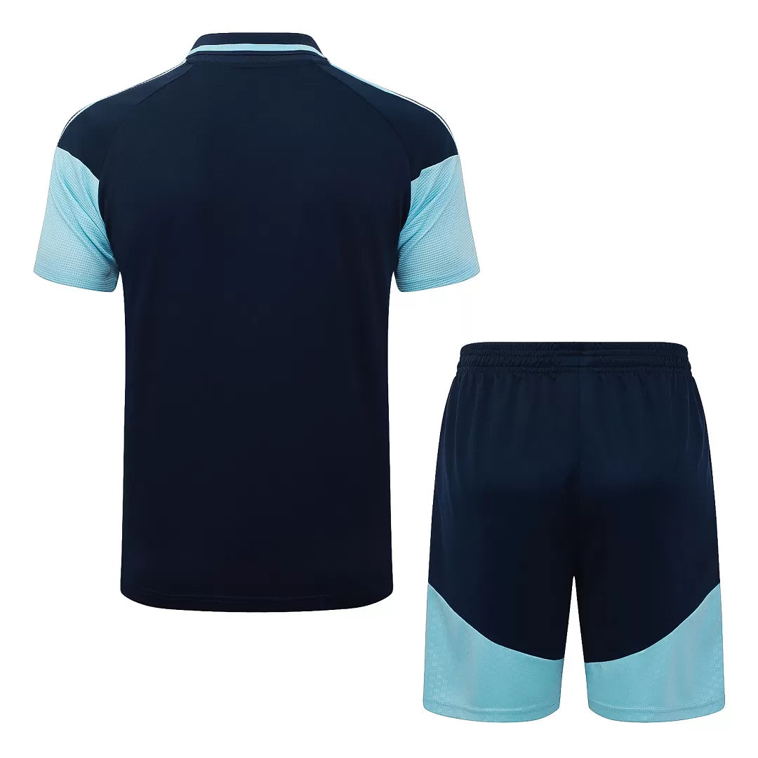 Completino Polo Argentina 2026 Uomo Blu Navy e Azzurro | Kit Allenamento
