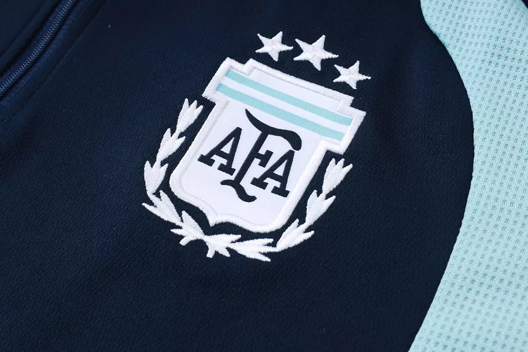 Completino Polo Argentina 2026 Uomo Blu Navy e Azzurro | Kit Allenamento
