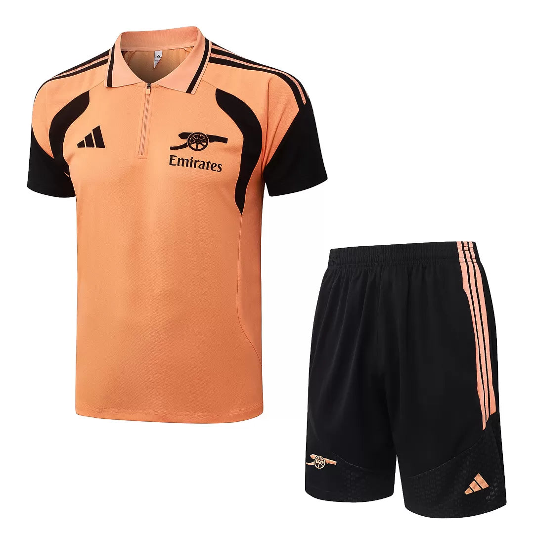 Completino Polo Arsenal 26/27 Uomo Arancione | Kit Allenamento