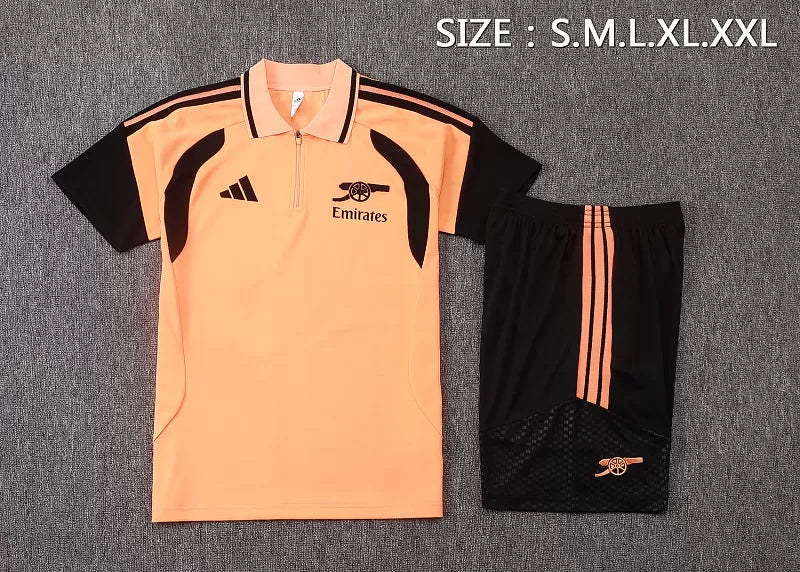 Completino Polo Arsenal 26/27 Uomo Arancione | Kit Allenamento