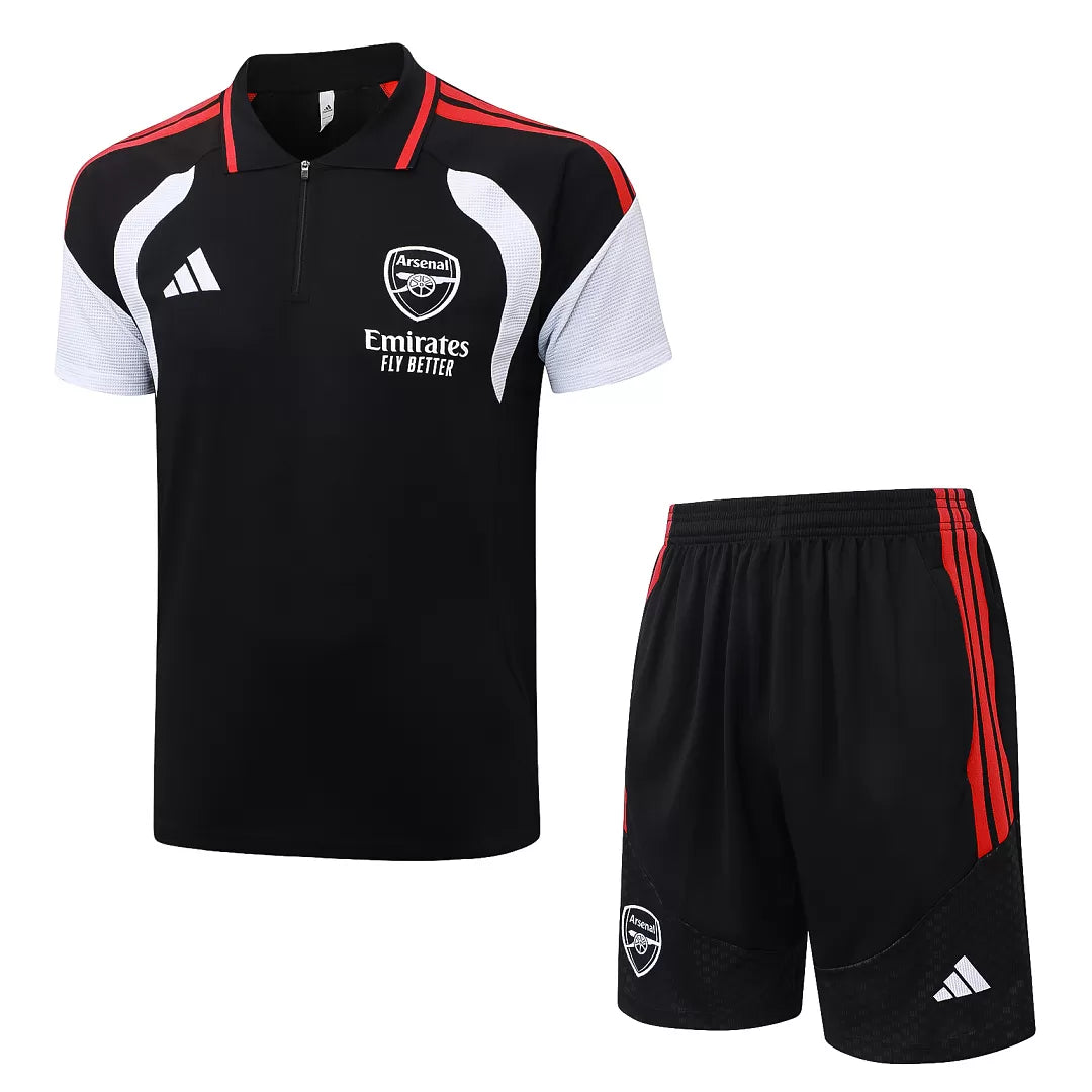 Completino Polo Arsenal 26/27 Uomo Nero | Kit Allenamento