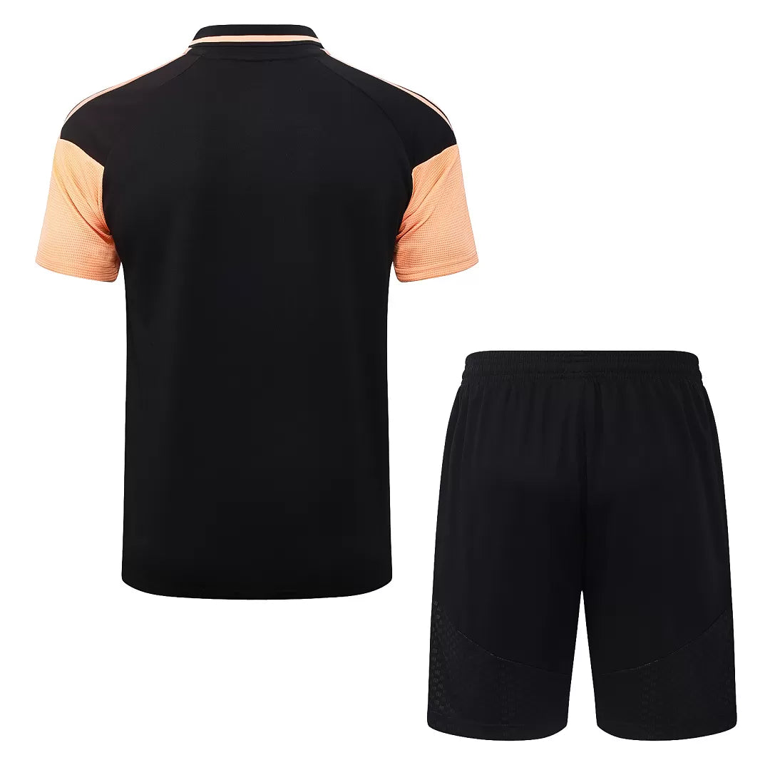 Completino Polo Arsenal 26/27 Uomo Nero/Arancione | Kit Allenamento